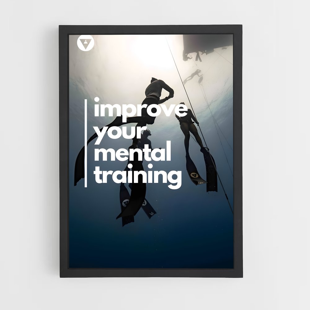 Poster Manta Zen – affiche Plongée en apnée (vue 2)